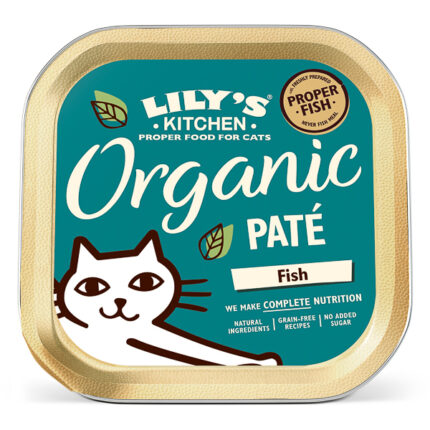 Lily's Kitchen pisici adulte Pate de pește organic, 85 g
